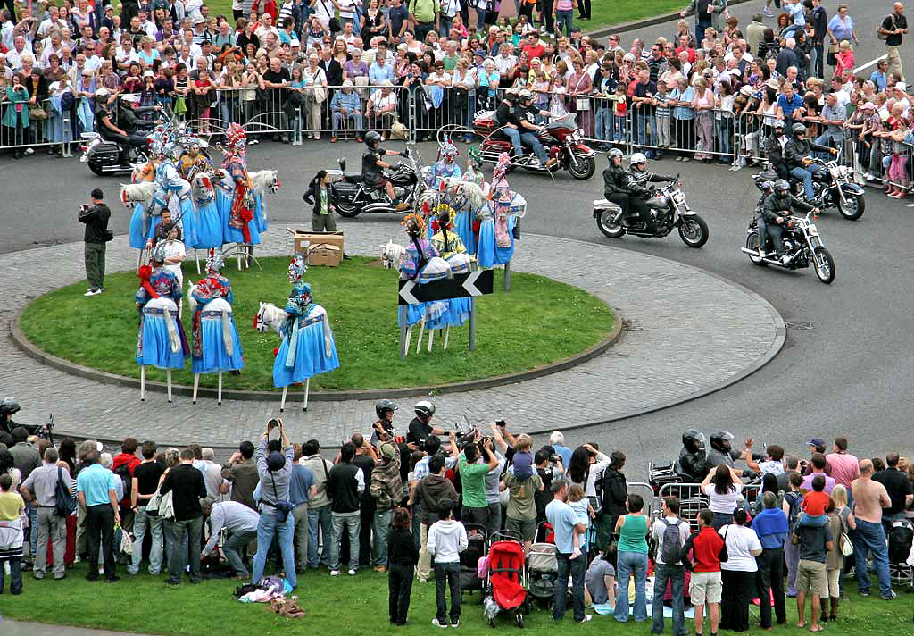 Edinburgh Festival Parade in Holyrood Park  -  August 9, 2009