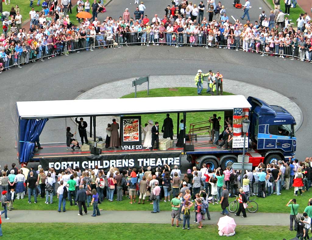 Edinburgh Festival Parade in Holyrood Park  -  August 9, 2009