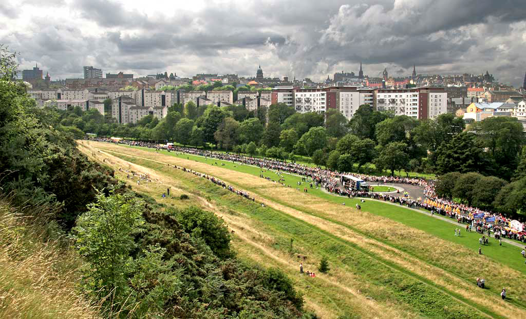 Edinburgh Festival Parade in Holyrood Park  -  August 9, 2009