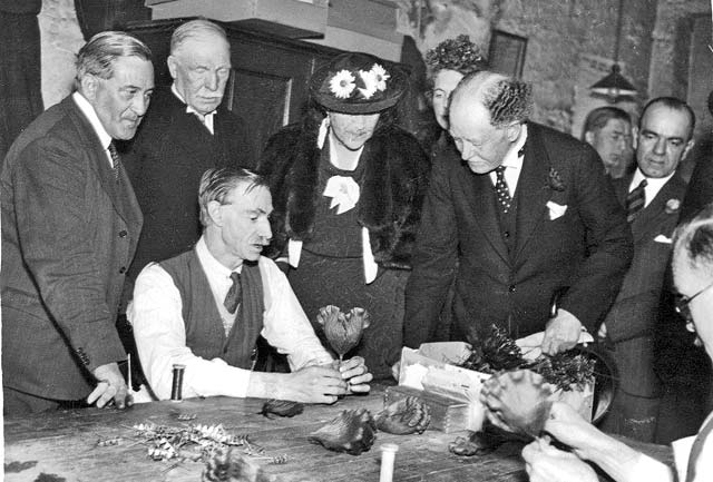 Lady Haig's Factory at the Canongate: Workers and Visitors