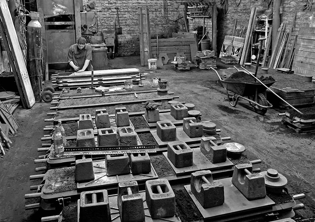 Edinburgh at Work  -  Laing's Foundry at Powderhall, Edinburgh   -  1997