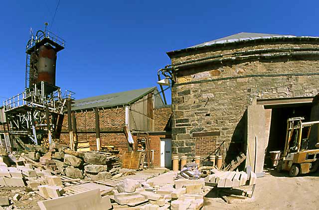 Clark Stonemasons  -  West Short Road, Granton, Edinburgh  -  The Stone Yard  -  1995