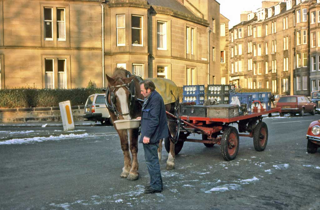 St Cuthbert's Milk Deliveries  -  January 1985
