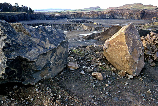Tarmac's Quarry at Ravelrig, between Balerno and Ratho