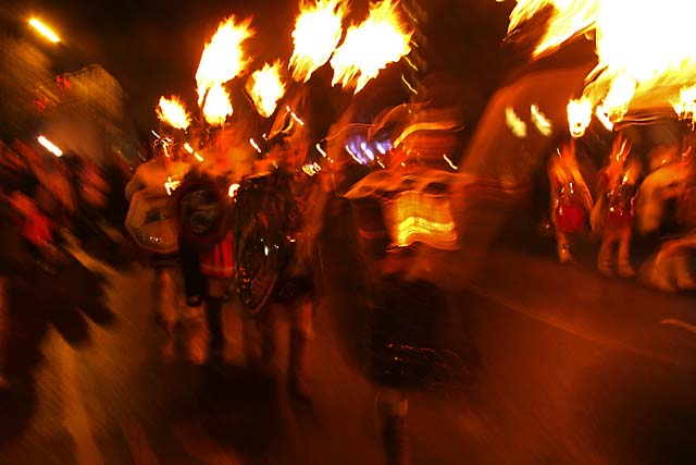 Torchlight Procession to mark the start of Edinburgh's New Year Celebrations  -  29 December 2005