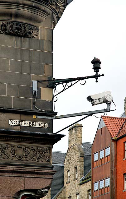 Sky Lantern on the corner of North Bridge and High Street for the Police Box at Hunter Square