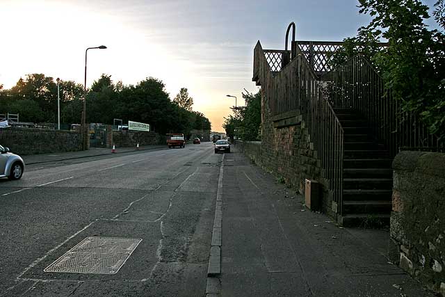 Seafield Road  -  Possible base of an old railway bridge